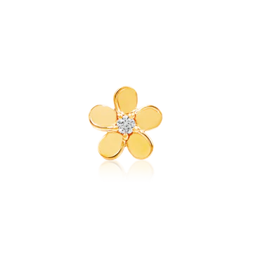 Gold CZ Flower