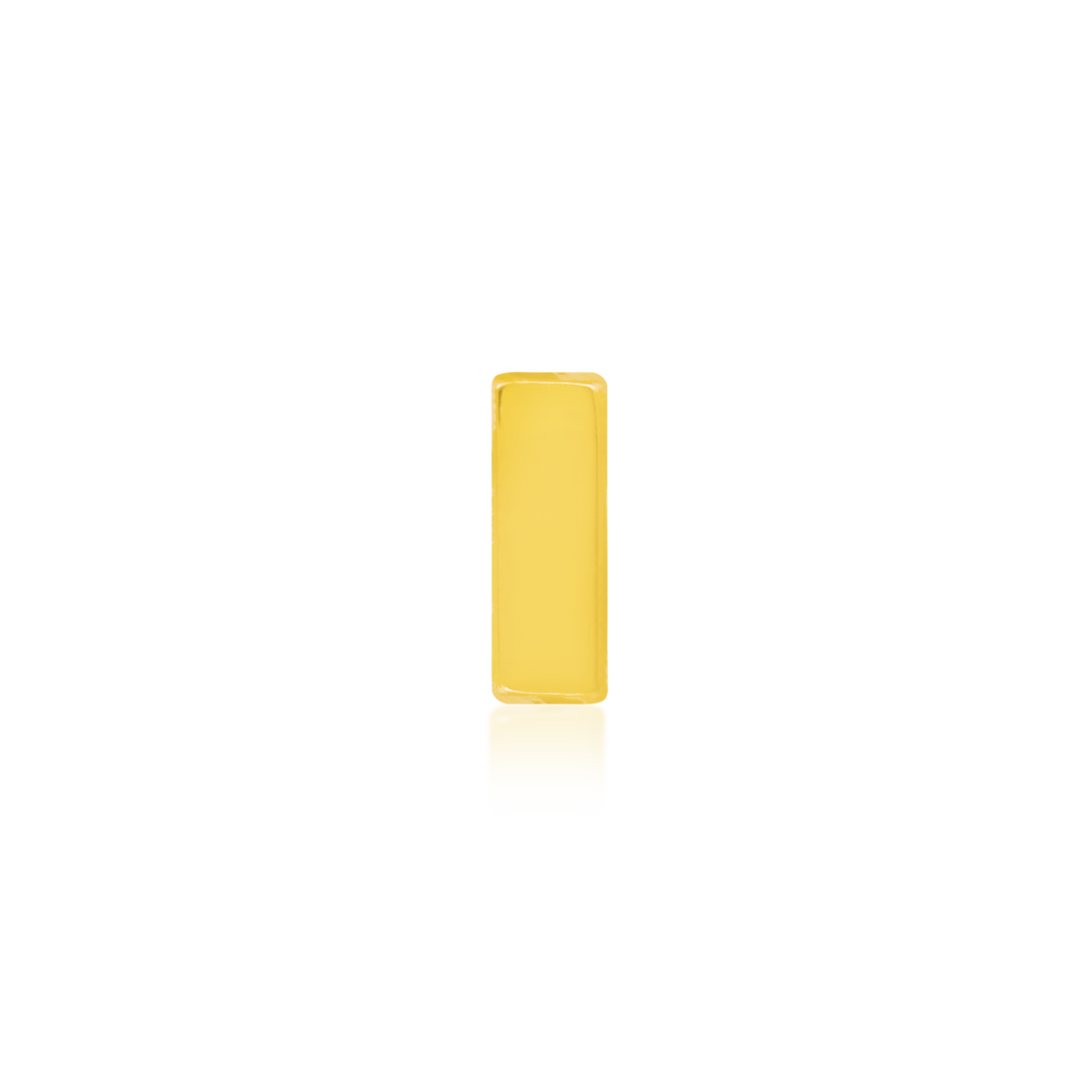 14ct yellow gold threadless Gold Bar end, Loughborough Origins Body Art