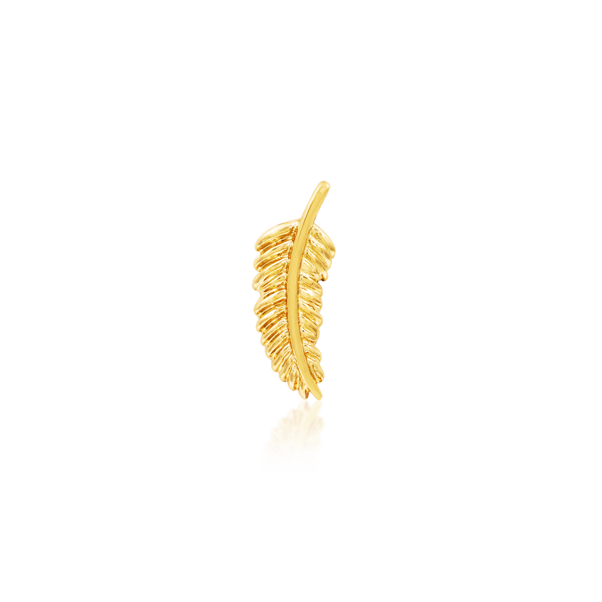 GOLD FEATHER QUILL