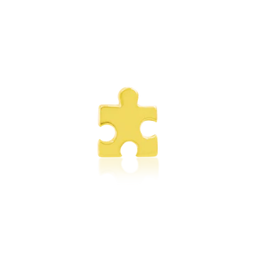 Gold Puzzle Piece