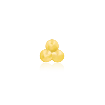 Gold Tri-bead