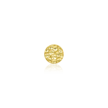 Gold Hammered Disk