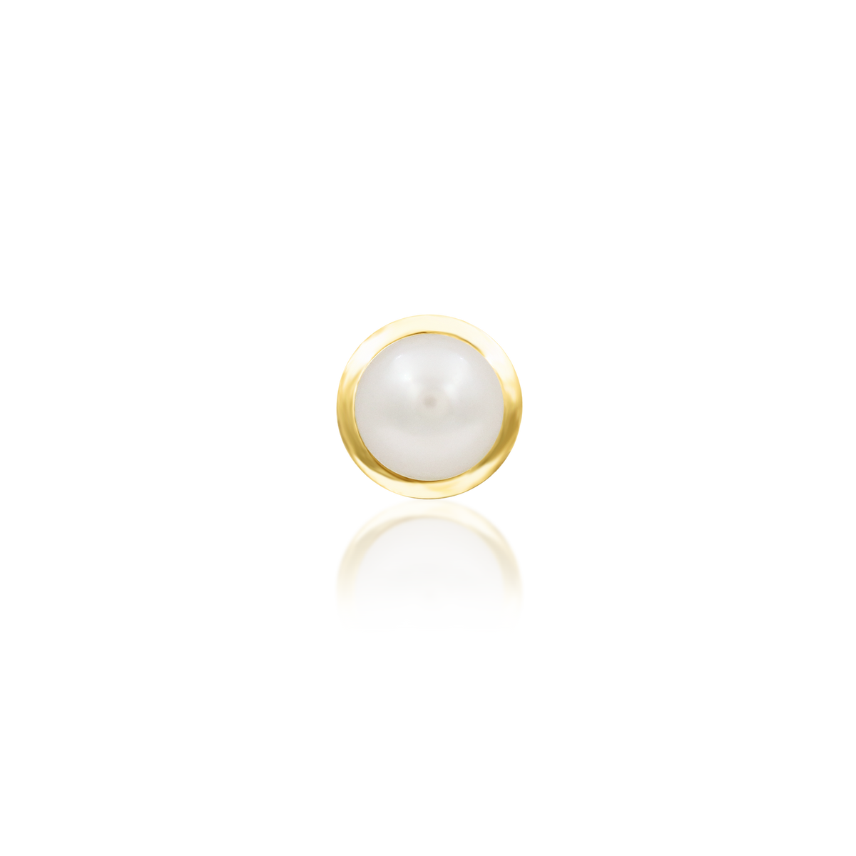 14ct yellow gold threadless Lacey end, Loughborough Origins Body Art