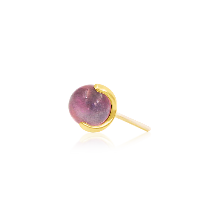 Prong-set Ball with Rose Quartz